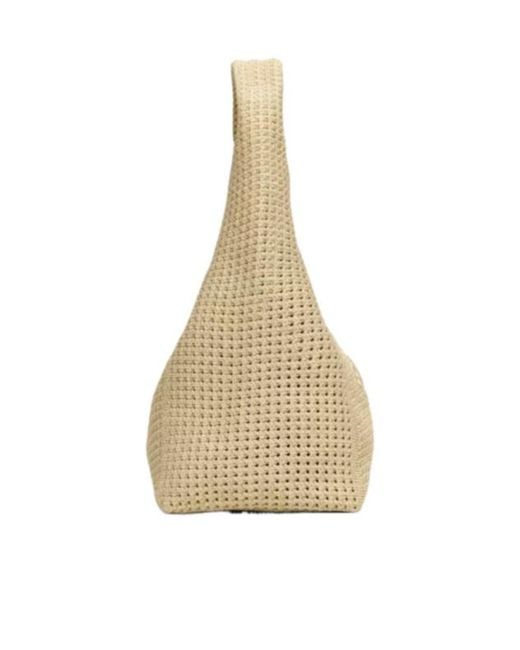 Marc Jacobs Natural The Crochet Sack Bag