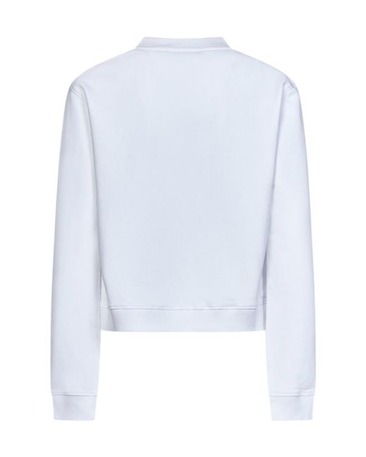 Moschino White Teddy Bear Sweatshirt