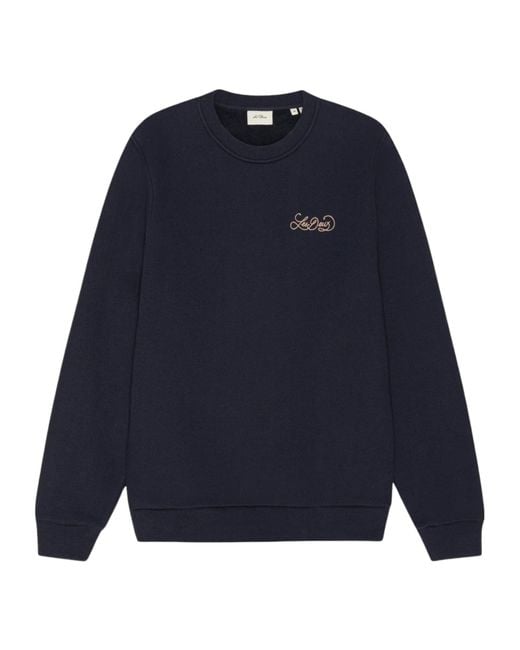 Les Deux Blue Long-Sleeve Sweatshirt for men