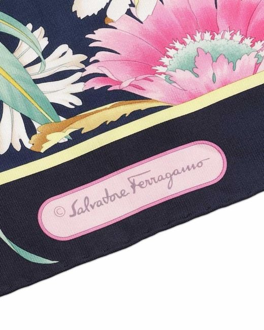 Ferragamo Multicolor Printed Scarf