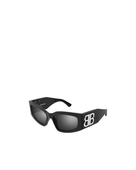 Balenciaga Black Eyewear Cat-Eye Frame Sunglasses