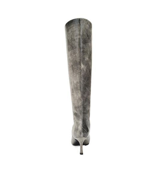 Alexander Wang Green Crackle Leather Vera Boot