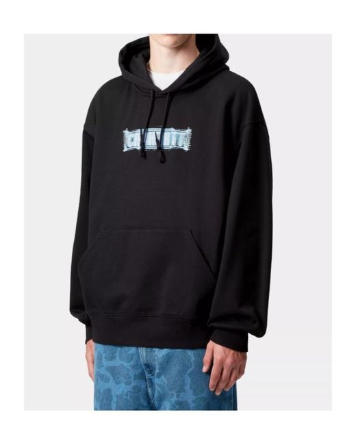 Carhartt Blue Hooded Electric Boogie Sweatshirt for men
