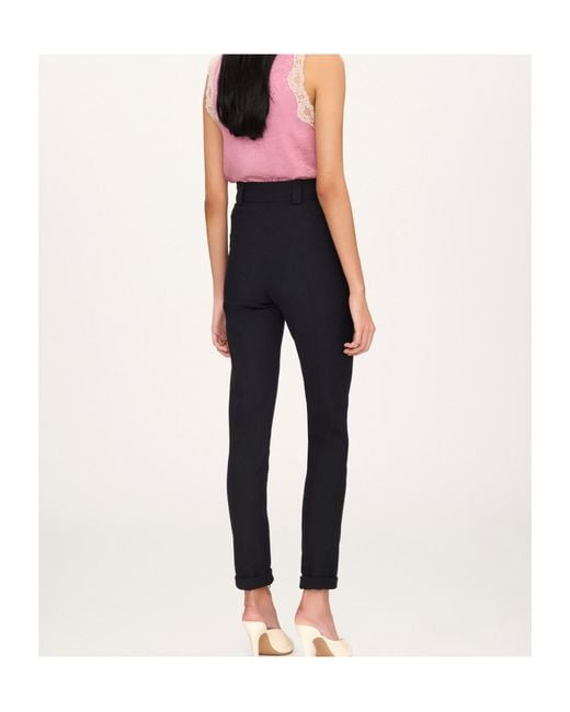Chloé Blue Chloé High-Waisted Tailored Pants