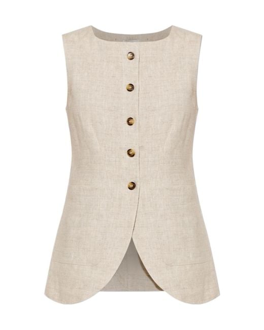 Posse Natural Emma Buttoned Vest