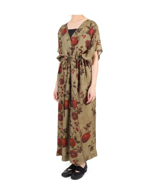 Uma Wang Natural Ruched Dress