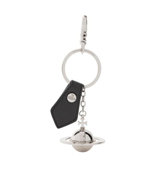 Vivienne Westwood White Metal Keychain