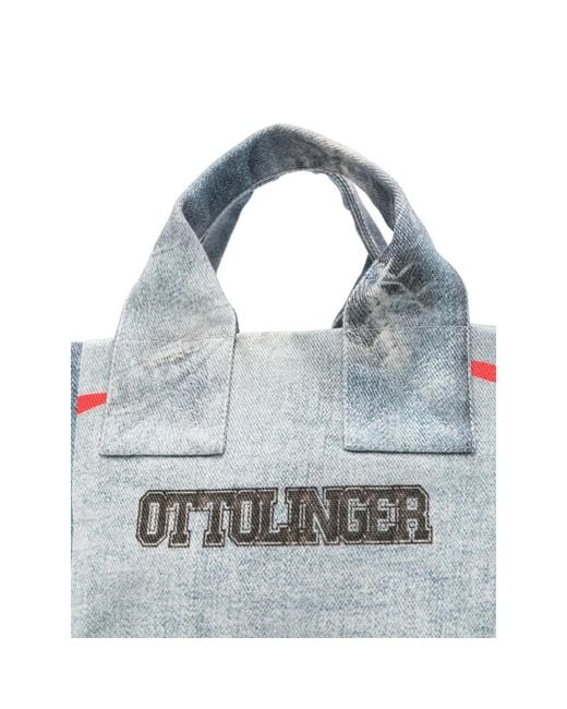 OTTOLINGER Blue Denim Tote Bag