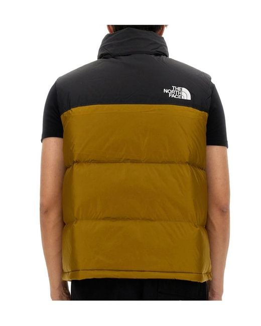 The North Face Green 1996 Retro Nuptse Puffer Gilet for men