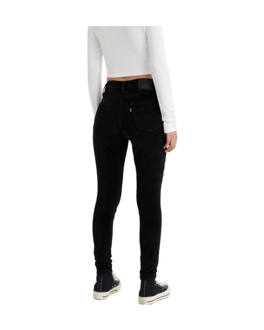 Levi's Black Cotton Trousers