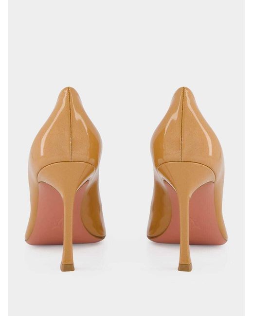 AMINA MUADDI Brown Pointed-Toe High Heels