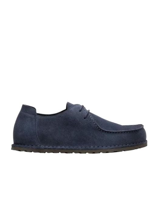 Birkenstock Blue Utti Lace-Up Shoes for men