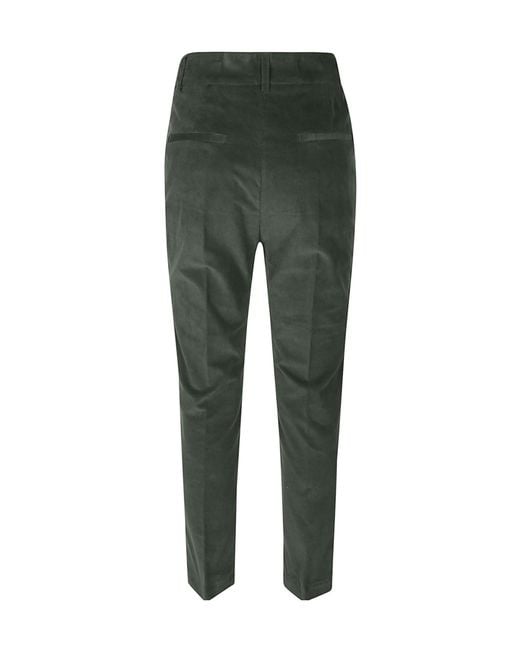 Momoní Green Momonì Tapered-Leg Pleated Trousers
