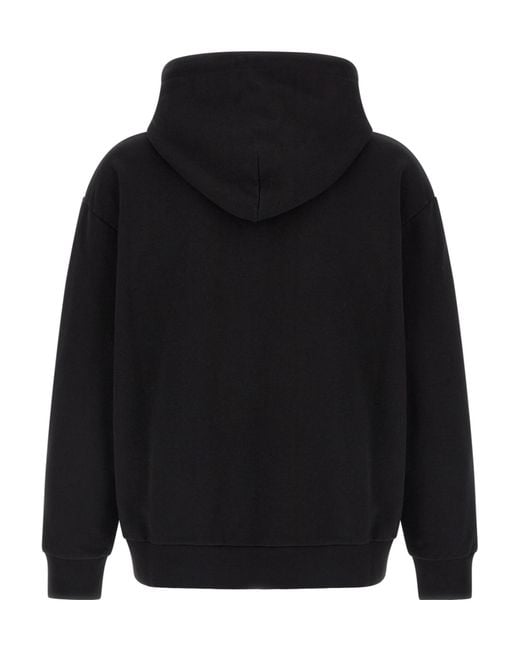 MM6 by Maison Margiela Blue Logo Patch Hoodie for men