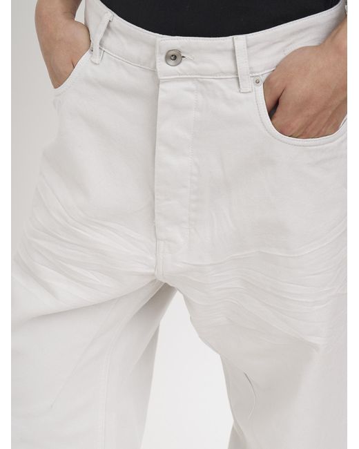 Rick Owens Gray Belt Loop Jeans for men