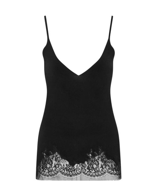 The Row Black Sleeveless Top