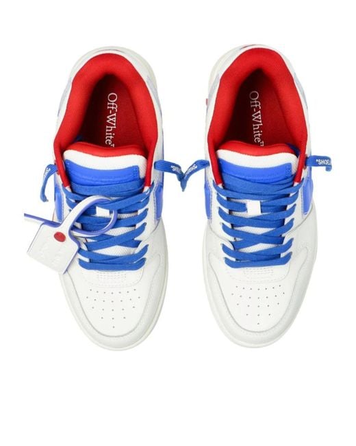 Off-White c/o Virgil Abloh Blue Out Of Office Low-Top Sneakers