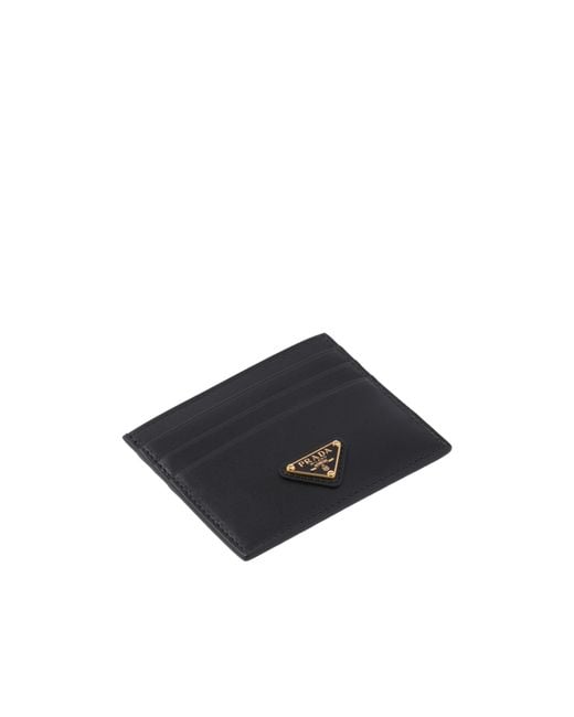 Prada Black Leather Card Holder