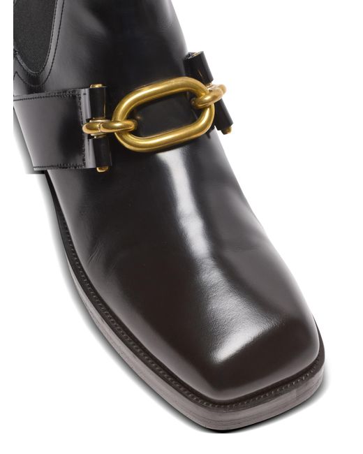 Balmain Black Sync Chelsea Boots for men