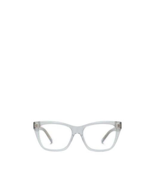 Givenchy White Full Frame Plain Mirror