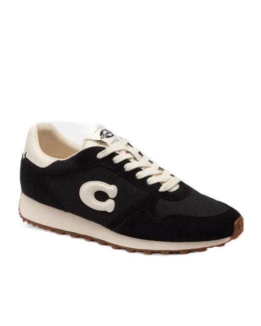 COACH Black Logo Sneakers