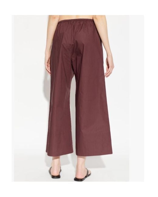 By Malene Birger Red Elastic Waist Casual Pants