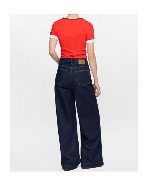 Ganni Red T-Shirt