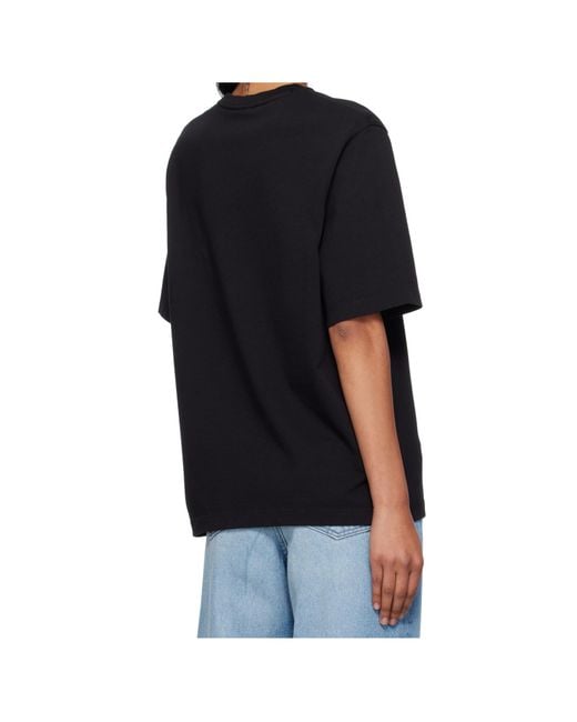 Maison Kitsuné Black Maison Kitsuné Handwriting Comfort T-Shirt