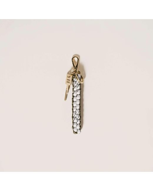 Miu Miu Natural Cord Keychain Trick