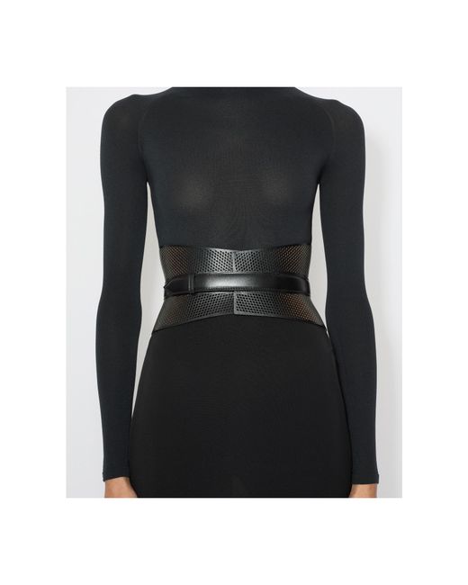 Alaïa Black Alaïa Neo Bustier Perforated Belt