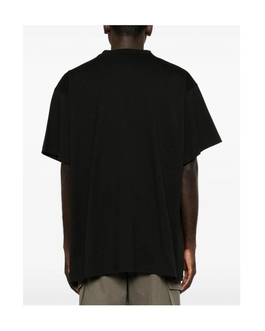 Balenciaga Black Short-Sleeved T-Shirt for men