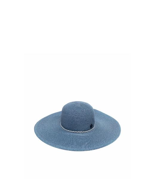 Maison Michel Blue Logo Hat