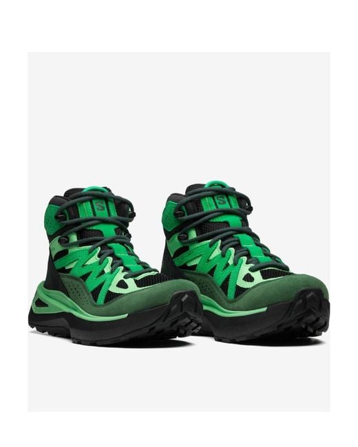 Salomon Lab Green Salomon Odyssey Elmt Gore-Tex High Top Sneakers for men