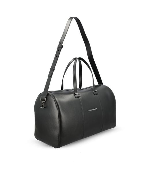 Christian Louboutin Black Tactical Duffle Bag for men