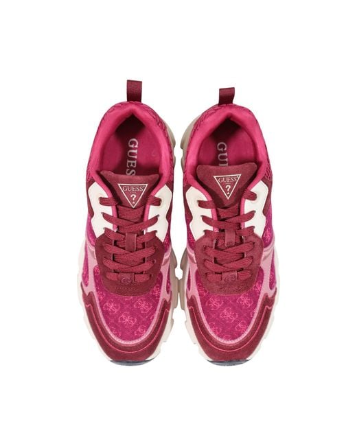 Guess Pink Indye2 Fltid2 Fab12 Sneakers