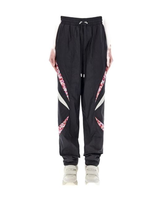 Isabel Marant Black Dexton Patchwork Pants