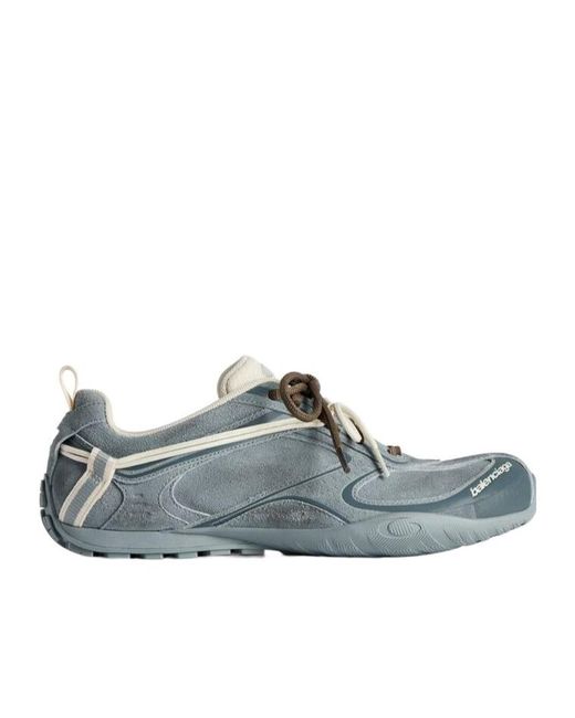 Balenciaga Gray Radar Velvety Sneaker