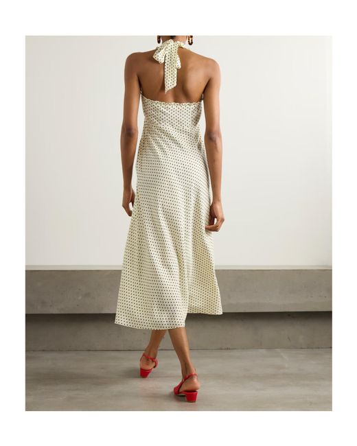 Doen White Mazarin Polka Dot Dress