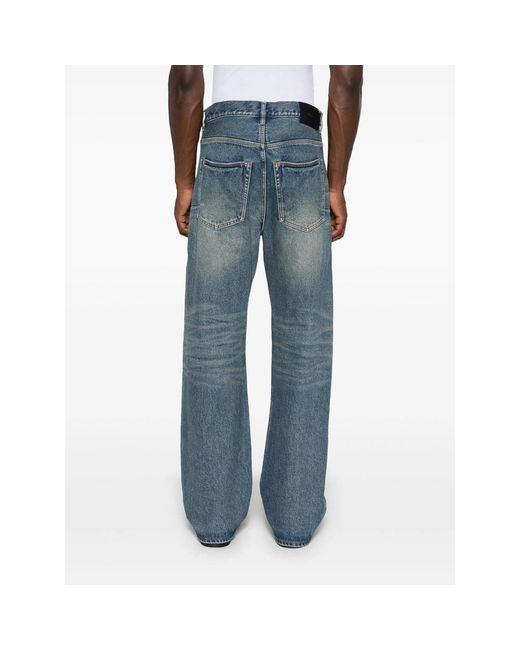 Purple Brand Blue Belt Loop Jeans for men