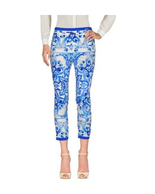 Dolce & Gabbana Blue Formal Trousers