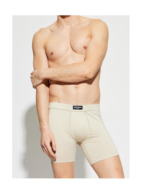 DSquared² Natural Logo Briefs for men