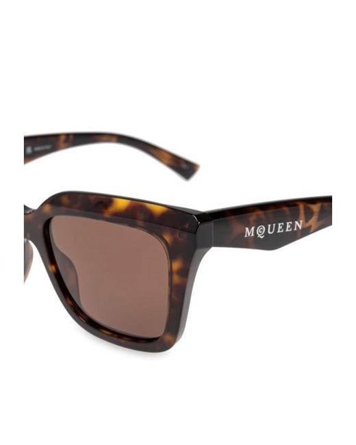 McQueen Multicolor Eyewear Square Frame Sunglasses