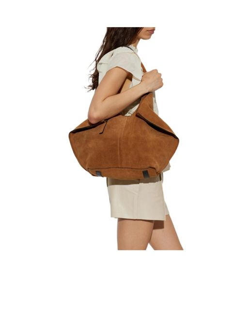 AllSaints Brown Ara Large Tote Bag