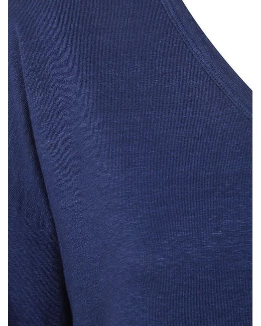 Baserange Blue V-Neck Knitwear