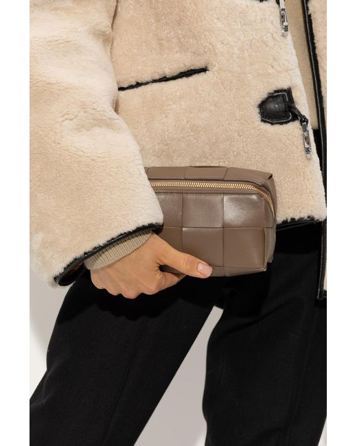Bottega Veneta Brown Cassette Beauty Case