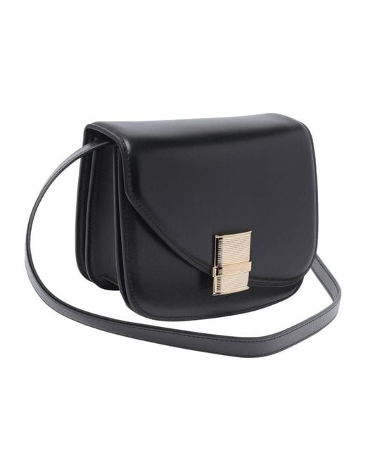Ferragamo Blue Flip Shoulder Bag