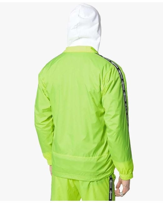 Off-White c/o Virgil Abloh Green Zipper Casual Jacket for men