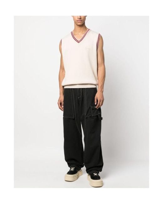 Isabel Marant Black Paciane Straight-Leg Parker Pants for men