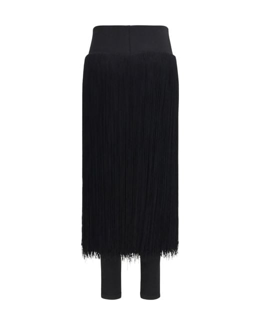 Alaïa Black Fringed Trousers