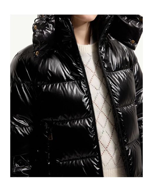 Moncler Black Niveole Short Down Jacket